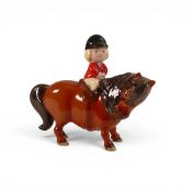 A Beswick Thelwell Pony Model, 'An Angel on Horseback' height 11cm