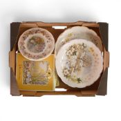 A group of Four Royal Doulton Brambly Hedge seasons plates, together with a group of four Royal
