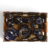 A Collection of Carlton Ware Blue Iris pattern pieces to include Large , Mid size & Small ginger