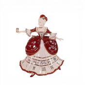 Coalport Lady Figurine 'Time' one of a collection of five quests at an 18th Century Ball L/E 0770/