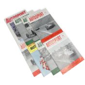 An interesting collection of Autosport & Motorsport magazines from various decades including 1960's,