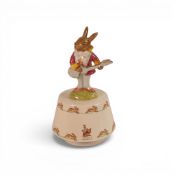 A Royal Doulton Bunnykins Music Box , Hey Jude DB38, Height 17cm.