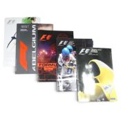 An interesting collection of Formula One programs including Italian GP, British GP, Belgium GP
