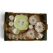 Royal Albert 'Lady Carlyle' Bone China part tea set to include:- Twelve teacups, twelve saucers, six