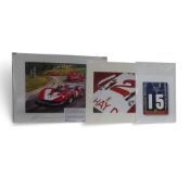 A collection of prints to include John Surtees Can-Am Lola T70, winner, 1966 St Jovite. (H: 43cm x