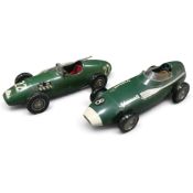 J & LR Ltd Morif Plastic Productions 1/43 scale Vanwall Formula One cars.