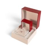 Canadian Ice 0.2ct diamond pendant set in 9ct white gold with 9ct white gold 45cm chain (wearable