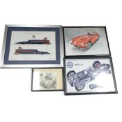 A selection of motor racing calendars from Motorsport magazine to include 2004, 2006, 2010 and 2020,