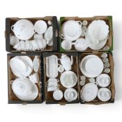 Coalport Country Ware part coffee, tea and dinner sets to include coffee pot, teapot, two round