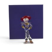 Swarovski Disney Toy Story Figure 'Cowgirl Jessie' (5492686) Retired 2021, designer unknown, with