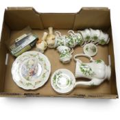 Royal Albert 'Trillium' Part Coffee Set to include:- Coffee Pot, six coffee cups, six saucers, cream