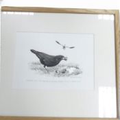 Two framed prints to include - a print of Marion Rowe's 'Castle in the Air' study of Mow Cop Castle,