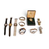 A good collection of wristwatches to include Seiko, DNKY, Casio, Pulsar and Lorus etc, ten in total.