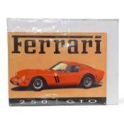 Ferrari 250 GTO metal sign. (H: 30.5cm x W: 40cm)
