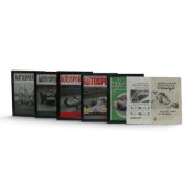 Framed collection of Autosport Magazine front covers from August 1958 and 1963, May 1961 and