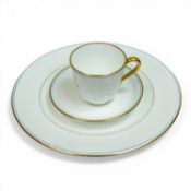 George Jones & Sons part set, all decorated with 'Republic Argentina Armada Nacional' Anchor Crest