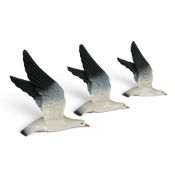 Beswick Set of Three Seagull Wall Plaques. Model 922-1, 922-2 & 922-3. (3)