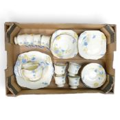 A collection of 1930's Paragon G747 Tea ware to include 8 Cups, 11 Saucers, 12 Side plates, 2