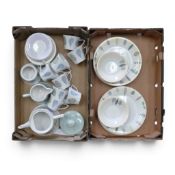 Portmeirion 'The Seasons Collection' part tea/dinner set to include:- Seven dinner plates, six