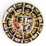 Royal Crown Derby part tea set, Imari pattern 2451 circa 1910 to include:- Six tea cups, six