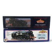 Bachmann OO gauge locomotives to include 31-102 BR Class 4n & 32-259 WD Austerity, weathered. Not