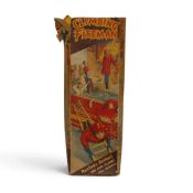 Vintage Climbing Fireman. Appears to be complete but not guaranteed, box in poor condition.