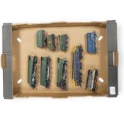A good collection of loose OO gauge locomotives to include Tri-Ang Battle of Britain, Class A4