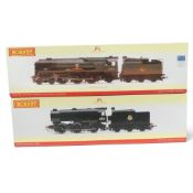 Hornby OO gauge to include R2355 Early 0-6-0 Class Q1 & R2584 4-6-2 Rebuilt Western County Class