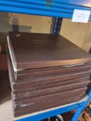 A set of six King Arthur plates by Royal Worcester