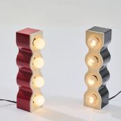 Ettore Sottsass, Zwei Tischleuchten 'Sinus', 1972 (Entwurf)