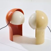 Vico Magistretti, Zwei Tischleuchten 'Telegono', 1968 (Entwurf)
