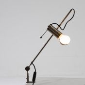 Tito Agnoli , Klemmleuchte '255', 1954 (Entwurf)