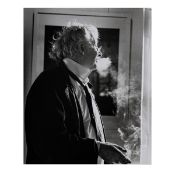 Ingrid von Kruse (1935 Hamburg - lebt ebenda), Portraitphotographie 'Horst Janssen', 1987