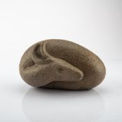 Ida Erdös-Meisinger (1897 Prachatice - 1985 Tittmoning), Ruhende Gazelle, wohl 1956
