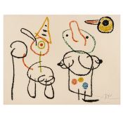 Joan Miró (1893 Barcelona - 1983 Palma de Mallorca), Blatt aus 'Ubu aux Baléares', 1971
