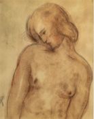Erich Kuhn (1890 Berlin - 1967 Frankfurt am Main), Halbakt, circa 1923
