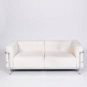 Le Corbusier; Pierre Jeanneret; Charlotte Perriand, Zweisitzersofa 'LC 3', 1928 (Entwurf)