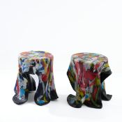 Beata Bär; Hartmut Knell; Gerhard Bär, Zwei Hocker 'Espit', 2003 (Entwurf)