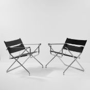 Marcel Breuer, Zwei Klappsessel 'B4', 1926/27 (Entwurf)