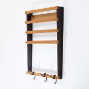 Carl Auböck, Wandgarderobe 1, um 1960 (Entwurf)