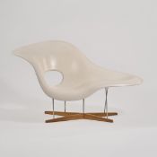 Charles Eames; Ray Eames, Sitzobjekt 'La Chaise', 1948 (Entwurf)