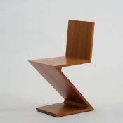 Gerrit Rietveld , Stuhl 'Zig Zag', 1932-34 (Entwurf)