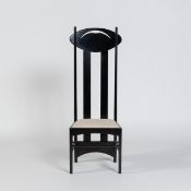 Charles Rennie Mackintosh, Stuhl 'Argyle', 1897 (Entwurf)