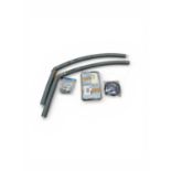 Two Volvo P1800S gutter rail trims for LH and RH sides, together with a P1800S metal timing chain se