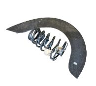 Pair of Bentley MK VI new old stock rear springs and a rear spat (2)