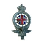 Royal Automobile Club- full members' badge with enamel Union Jack to centre, numbered ''DI 804'' by