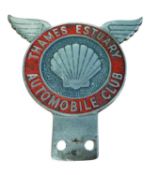 Scarce Thames Estuary Automobile Club car badge