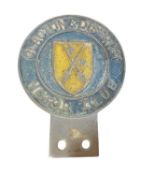 Scarce Clacton & District Motor Club car badge