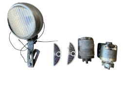 1930s traffic light stop lamp accessory and other motoring lamps and equipment