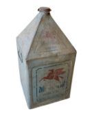 Original Mobiloil "Arctic" oil can, 52cm in overall height